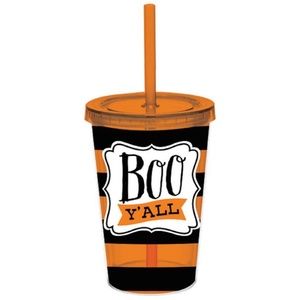 Slant Collections Boo Y'all Kids' Travel Tumbler